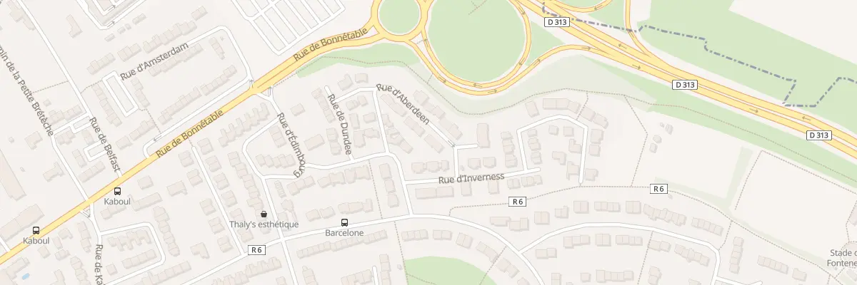 Plan du 14 Rue d’Aberdeen au Mans