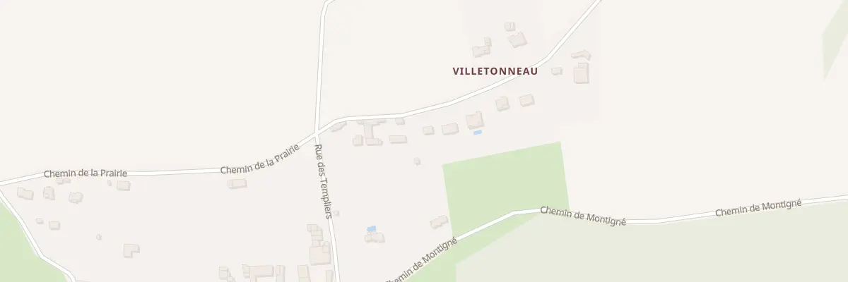 Plan du 8 Che de Villetonneau à Condac