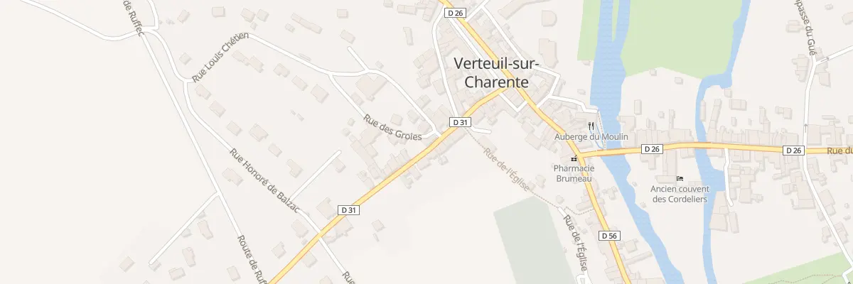 Plan du 8 Rue du Baril à Verteuil-sur-Charente