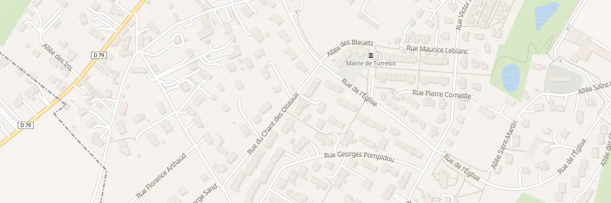 Plan du 7 Rue du Chant des Oiseaux à Turretot