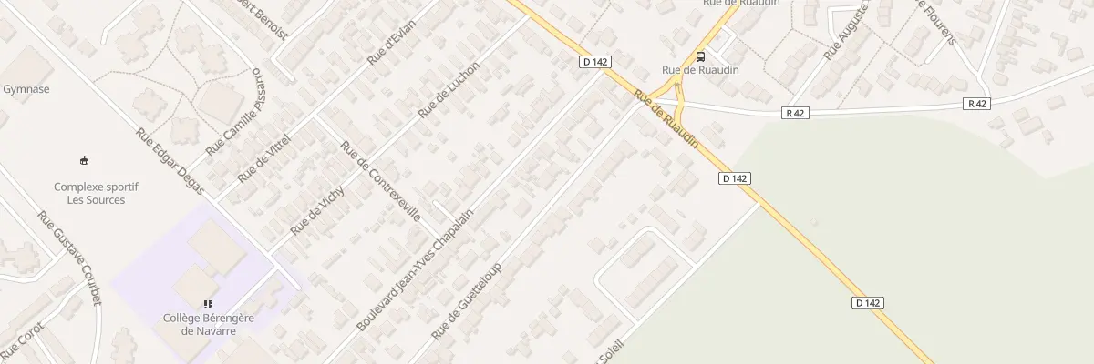 Plan du 177 Rue de Guetteloup au Mans