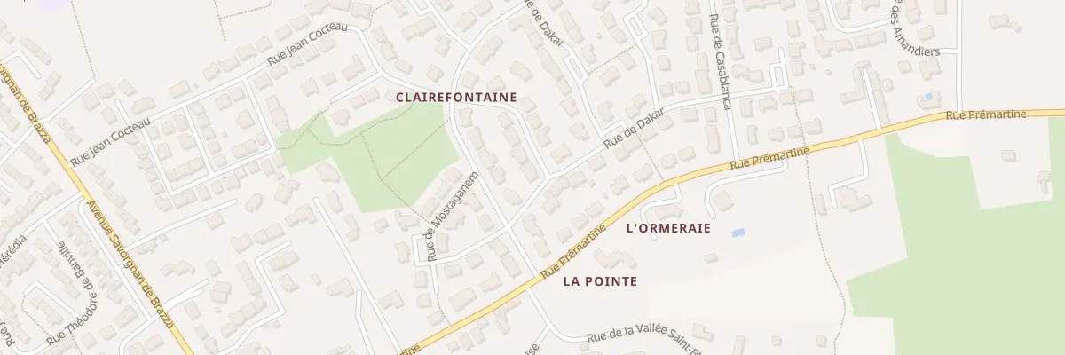 Plan du 15 Rue de Mostaganem au Mans