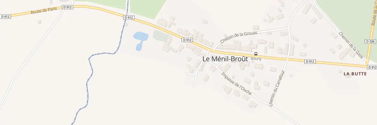 Plan du 6 Le Bourg au Ménil-Broût