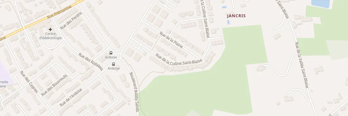 Plan du 21 Rue de la Colline Saint Blaise au Mans