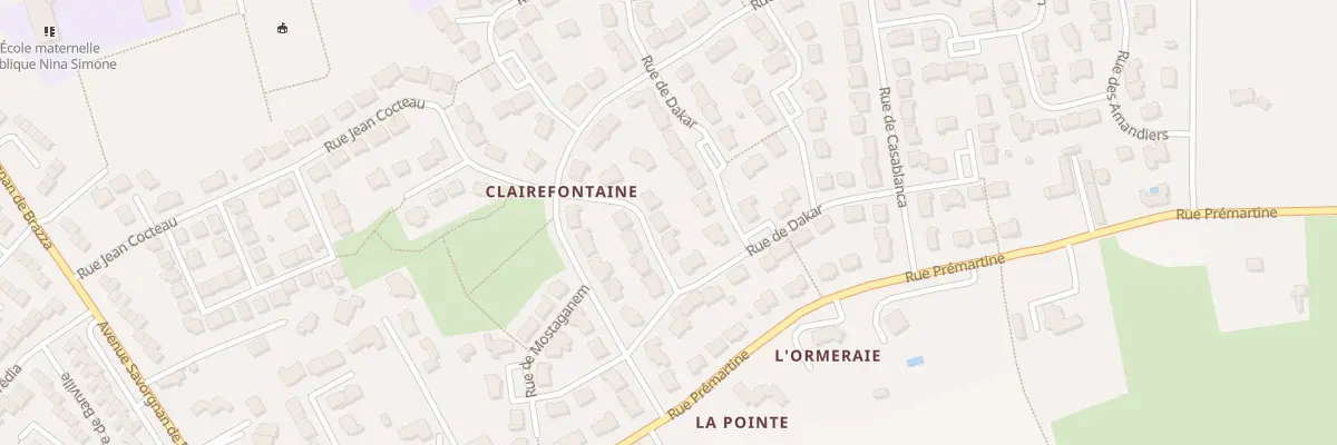 Plan du 42 Rue de Mostaganem au Mans