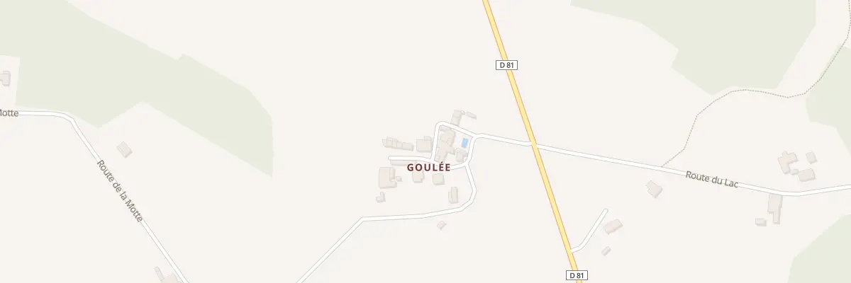 Plan du 170 Rue de Goulée à Fouquebrune
