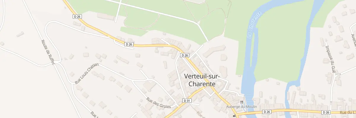Plan du 1 Rue de la Perche à Verteuil-sur-Charente