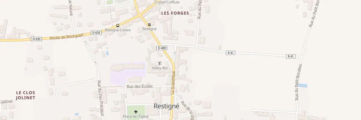 Plan du 18 Grand Rue à Restigné
