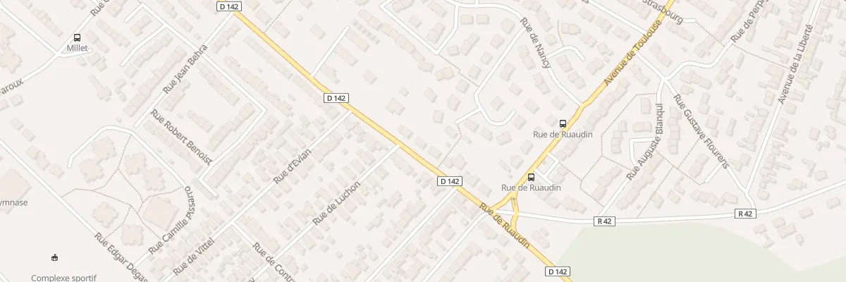 Plan du 303 Rue de Ruaudin au Mans