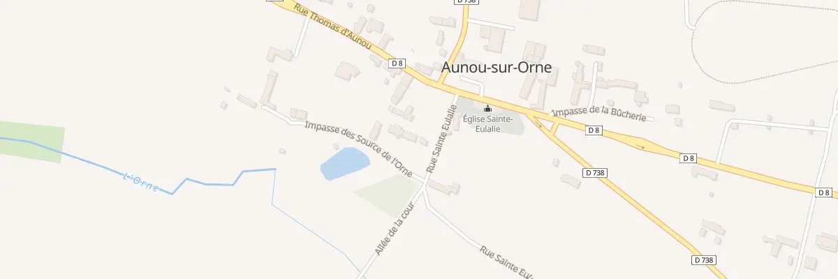 Plan du 81 Le Bourg à Aunou-sur-Orne