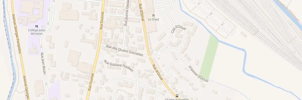 Plan du 17 Rue d’Orival à Lisieux
