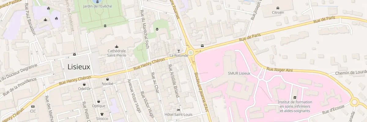 Plan du 1B Rue Henry Chéron à Lisieux