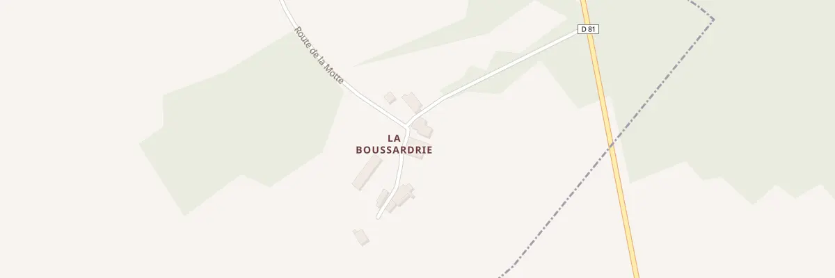 Plan du 1 La Boussardrie à Fouquebrune
