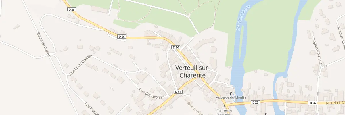 Plan du 5 Rue de la Perche à Verteuil-sur-Charente