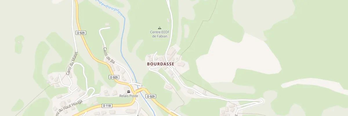 Plan du 5061 Bourdasse à Aulon