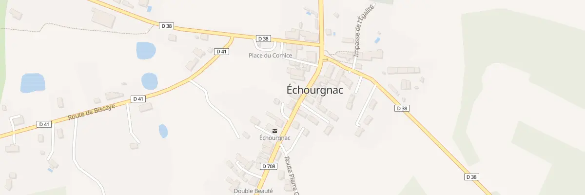 Plan du 23 Le Bourg à Échourgnac