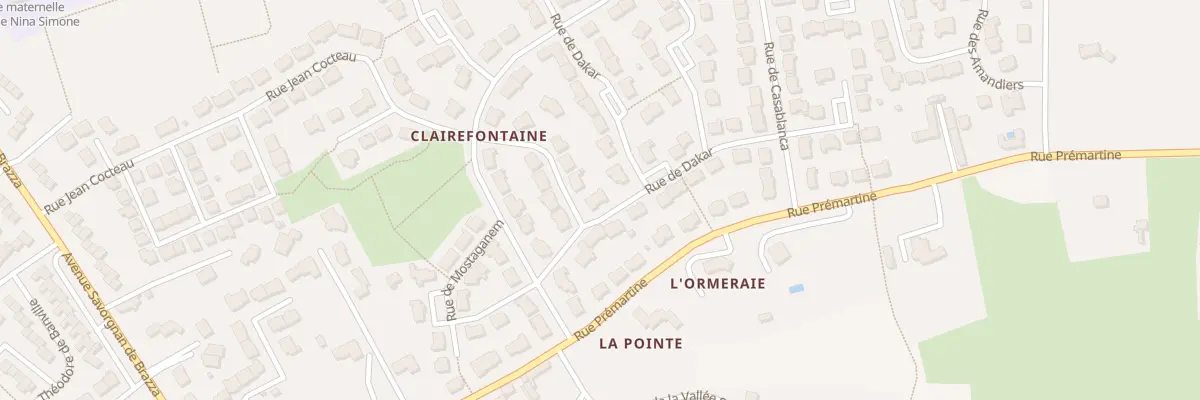 Plan du 38 Rue de Mostaganem au Mans