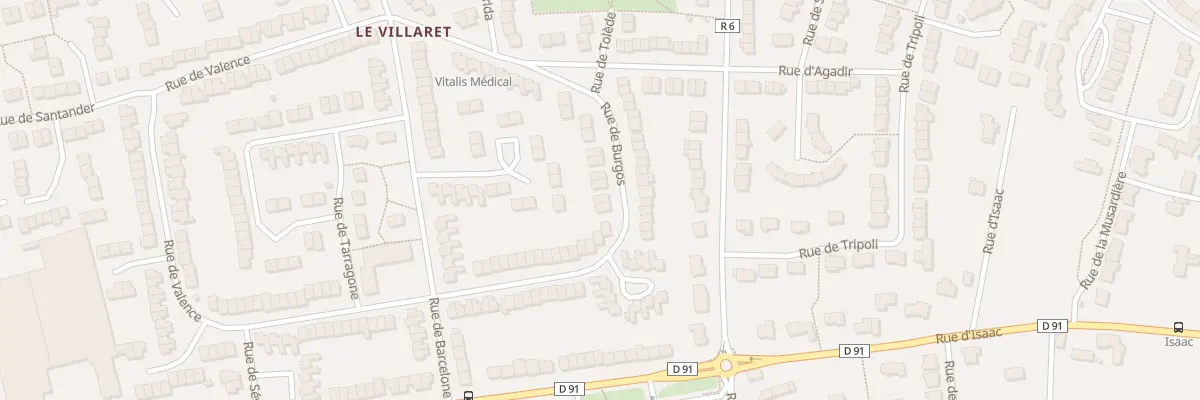 Plan du 34 Rue de Burgos au Mans