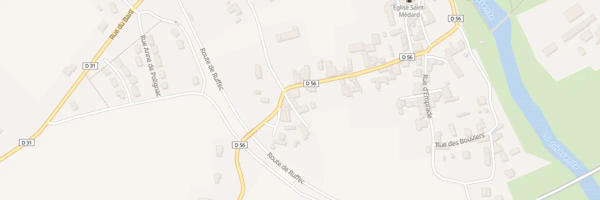 Plan du 15 Rue Saint-Médard à Verteuil-sur-Charente