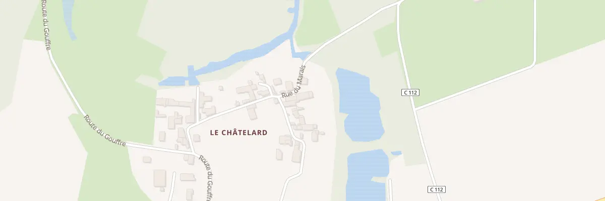 Plan du 8 Rue du Chatelard à Puyréaux