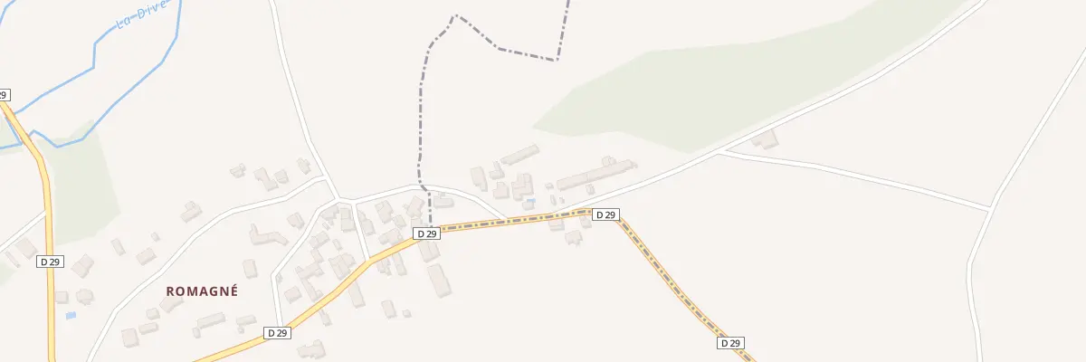 Plan du 5007 Romagné à Voulon