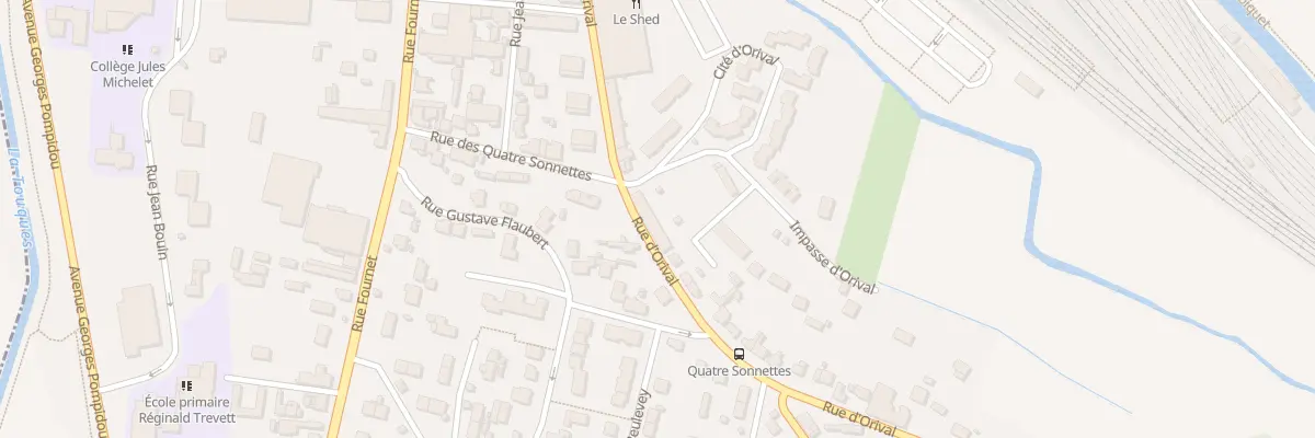 Plan du 23B Rue d’Orival à Lisieux