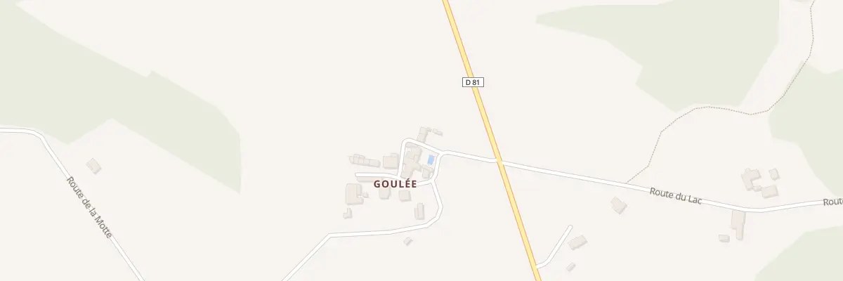 Plan du 100 Rue de Goulée à Fouquebrune