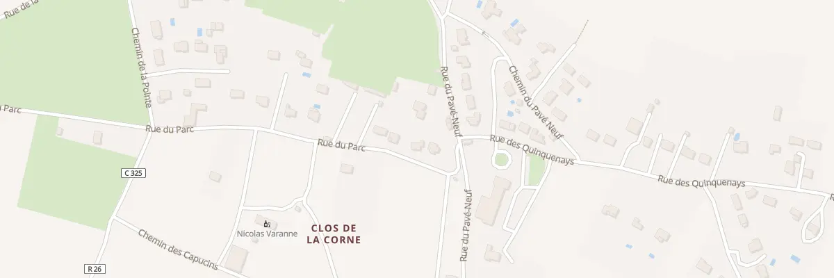 Plan du 3B Rue du Parc à Chinon