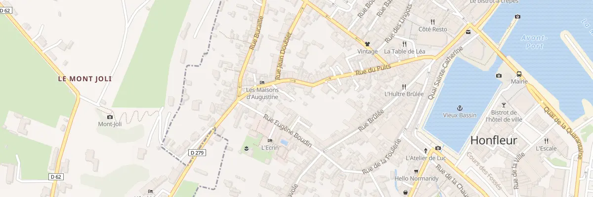 Plan du 61 Rue du Puits à Honfleur