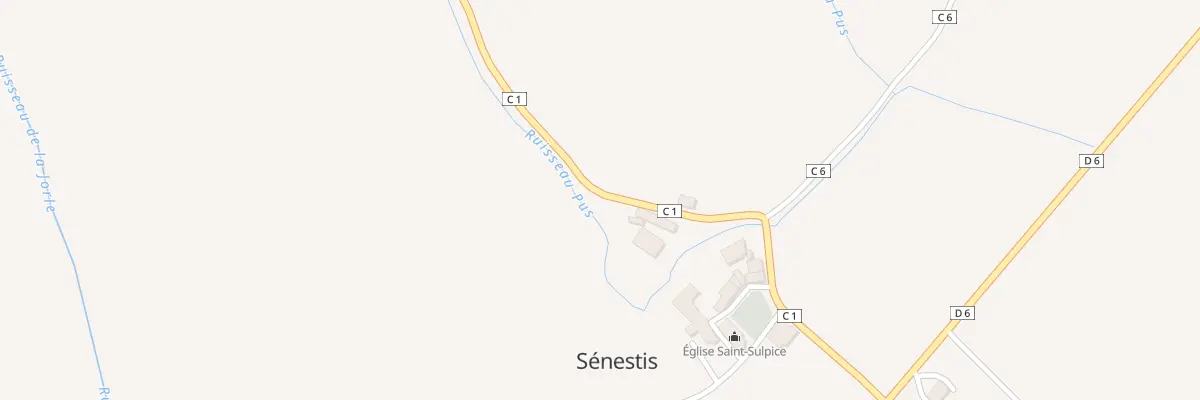 Plan du 20 Au Bourg à Sénestis