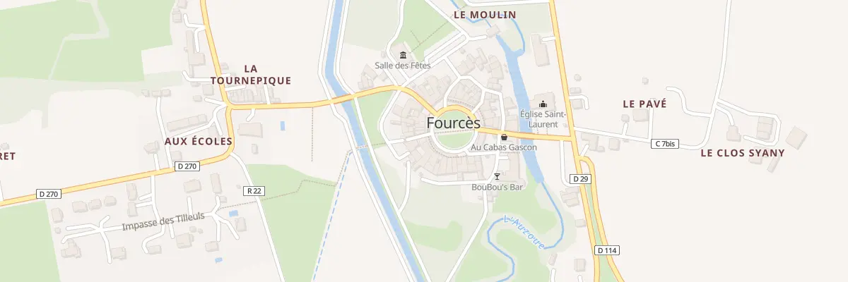 Plan du 5139 A la Ville à Fourcès