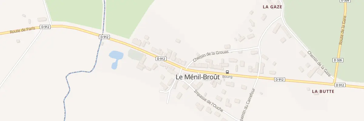 Plan du 47 Le Bourg au Ménil-Broût