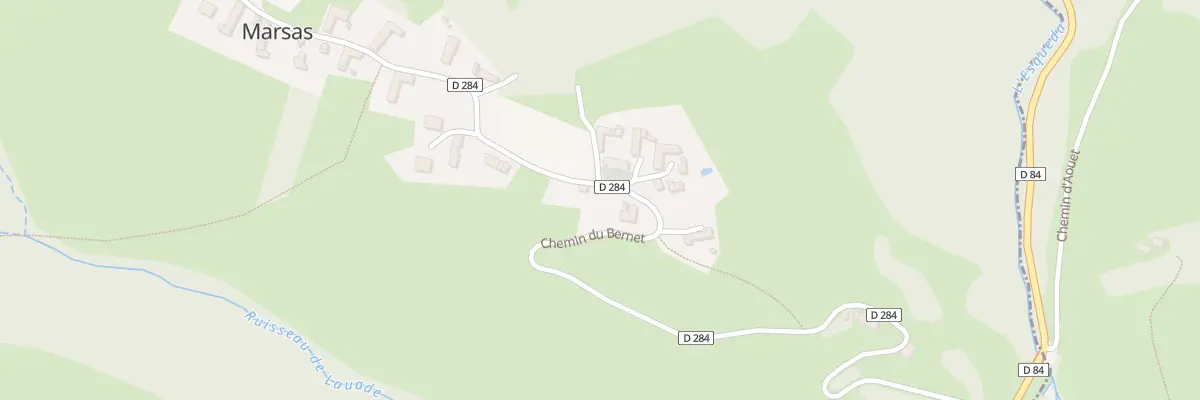 Plan du 5018B Traoues à Marsas
