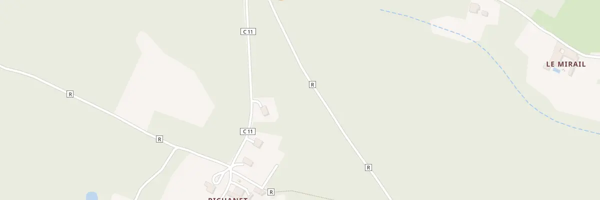 Plan du 1316 Rte de Pichanet à Réaup-Lisse