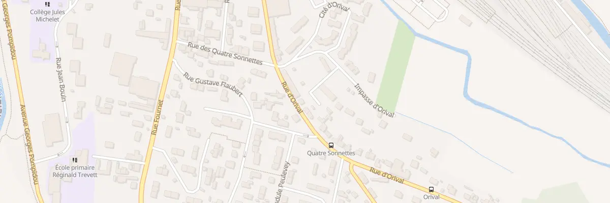 Plan du 23D Rue d’Orival à Lisieux