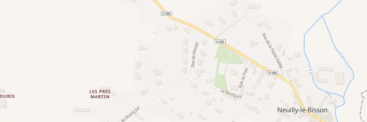 Plan du 8 Rue du Manoir à Neuilly-le-Bisson