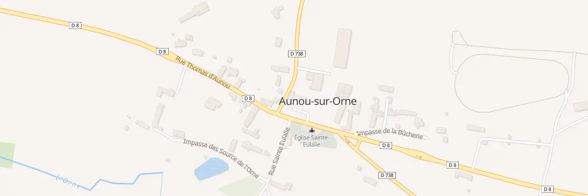 Plan du 24 Rue Pichon-Prémélé à Aunou-sur-Orne