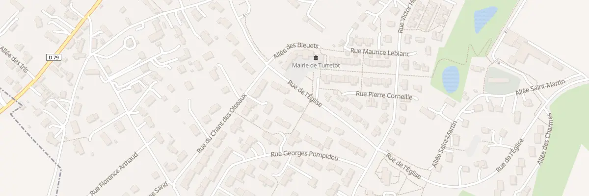 Plan du 26 Rue de l’Eglise à Turretot