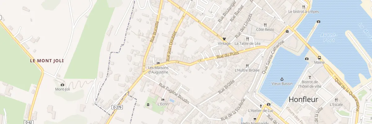 Plan du 50 Rue du Puits à Honfleur
