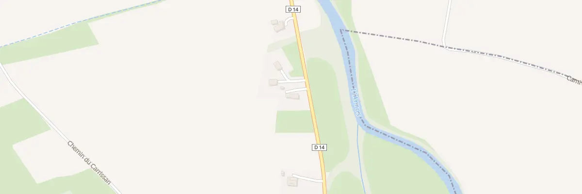Plan du 49 Rte du Val d’Arros à Cabanac