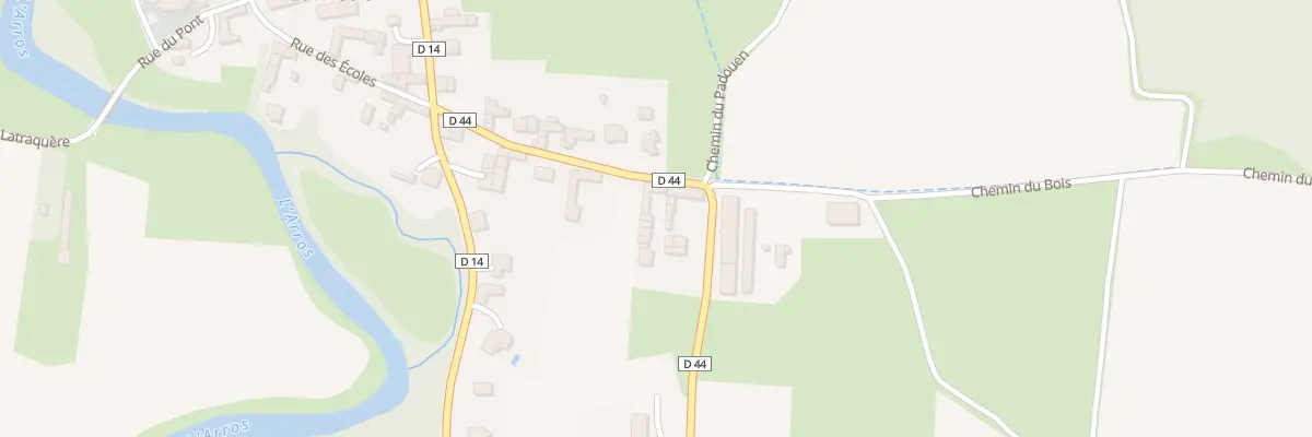 Plan du 14 Rte d’Osmets à Laméac