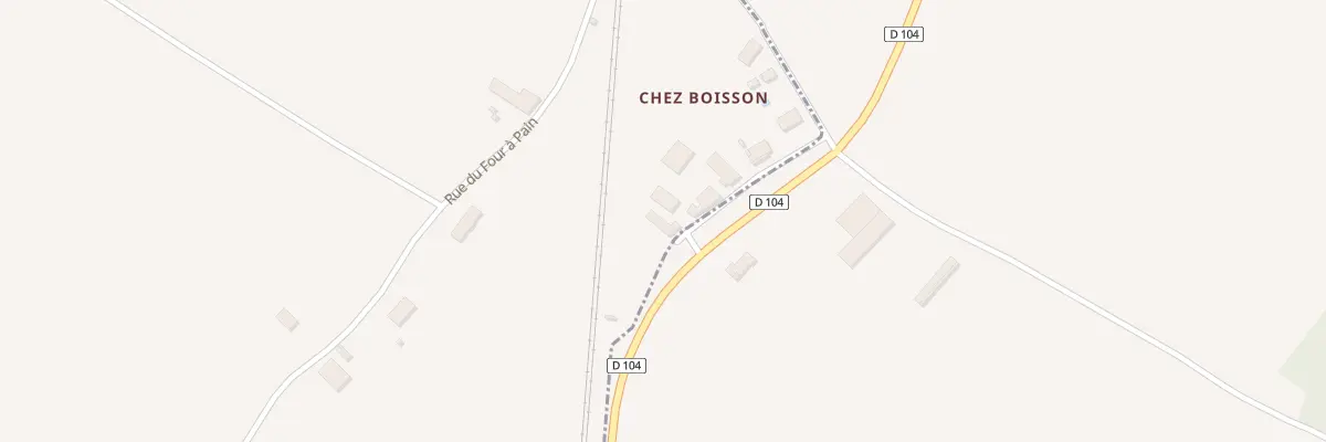Plan du 5007 Chez Boisson à Val-de-Comporté