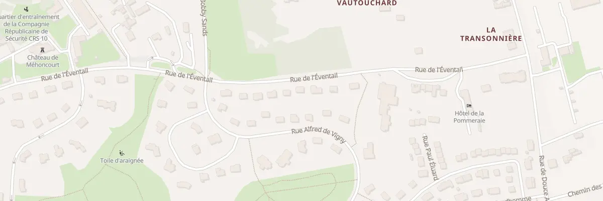 Plan du 268 Rue de l’Eventail au Mans