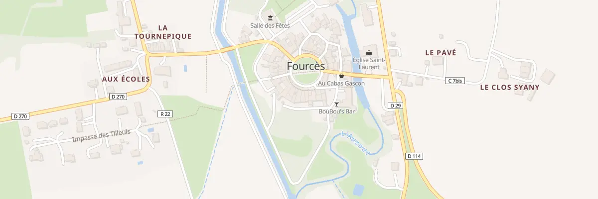 Plan du 5181 A la Ville à Fourcès