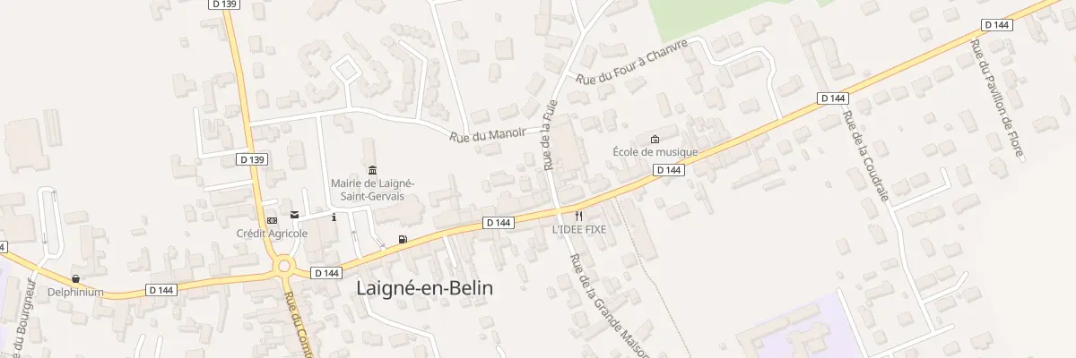 Plan du 1 Rue de la Fuie à Laigné-Saint-Gervais