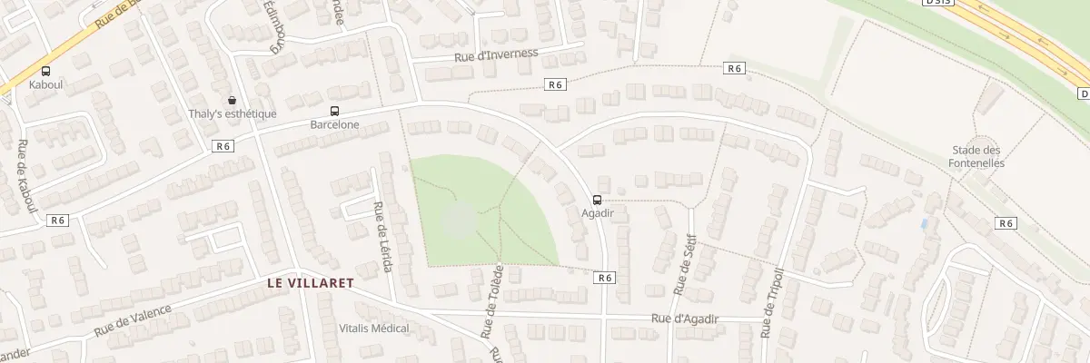 Plan du 148 Rue du Villaret au Mans