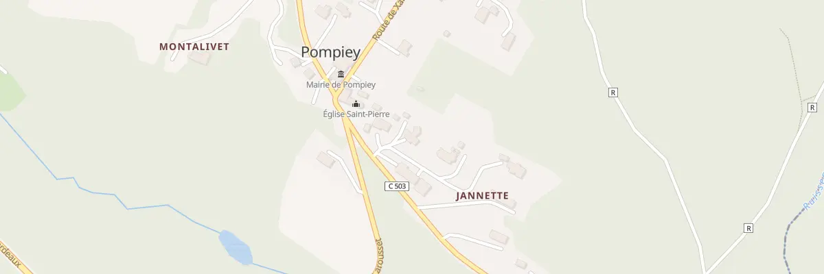 Plan du 43 Imp de Jannette à Pompiey
