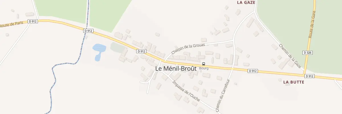 Plan du 46A Le Bourg au Ménil-Broût