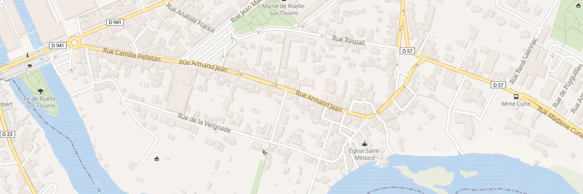 Plan du 9 Rue du Maréchal Joffre à Ruelle-sur-Touvre