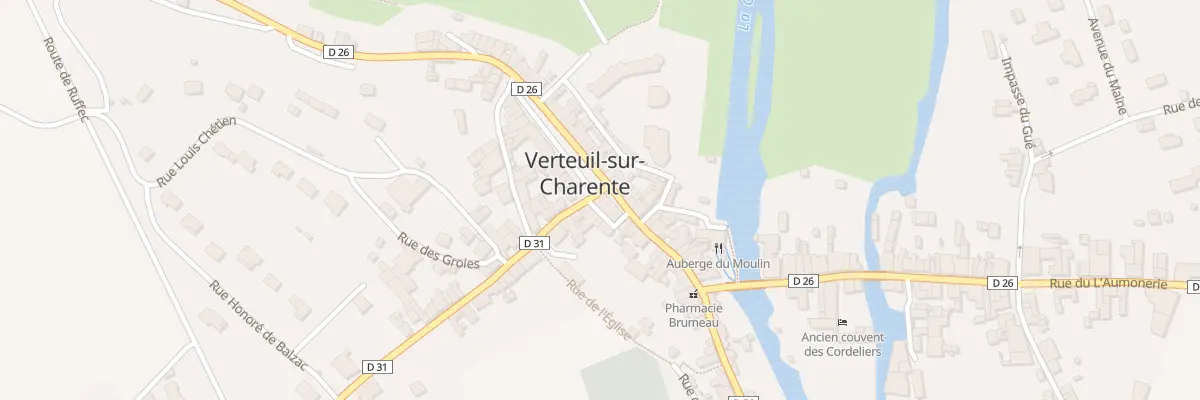 Plan du 1 Rue du Baril à Verteuil-sur-Charente